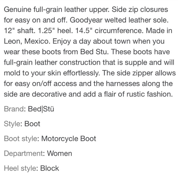 Bed Stu GoGo Boots - Picture 17 of 17